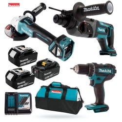 Zesta DDF482 DHR241 DGA504 3x5Ah MAKITA DLX3078TX1