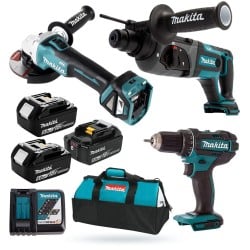 Zesta DDF482 DHR241 DGA504 3x5Ah MAKITA DLX3078TX1