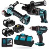 Zesta DDF482 DHR241 DGA504 3x5Ah MAKITA DLX3078TX1