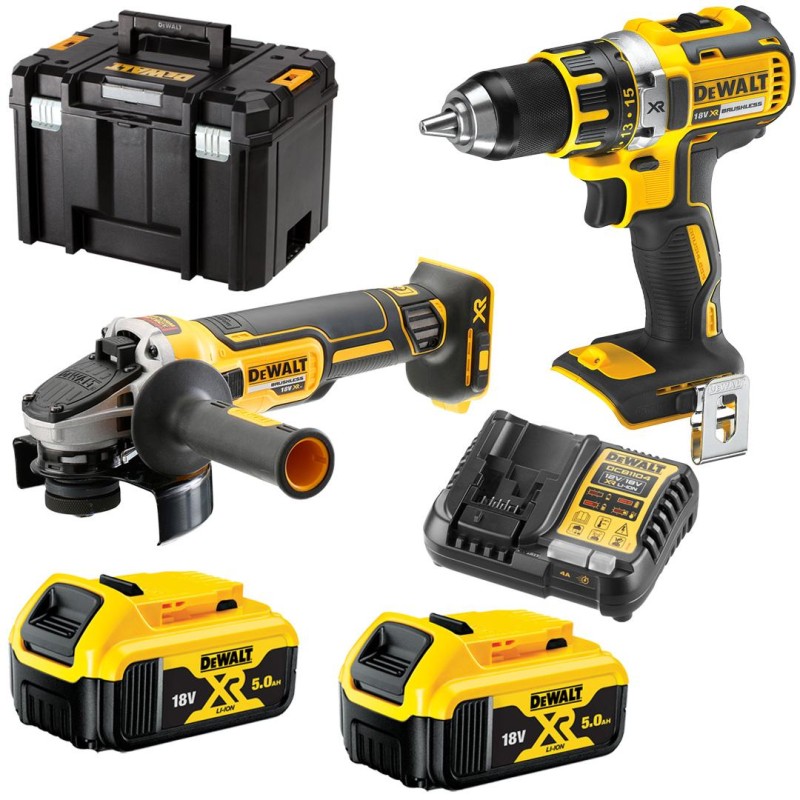 Zestaw COMBO DCD790 DCG405 2x5Ah DeWALT DCK2021P2T
