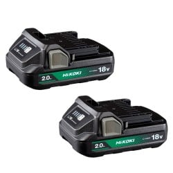 Zestaw COMBO HiKOKI KC18DA WCZ 18V wkrętarka udarowa DV18DA, zakrętarka 1/4'' WH18DA zestaw zasilający ładowarka i 2x2Ah walizka