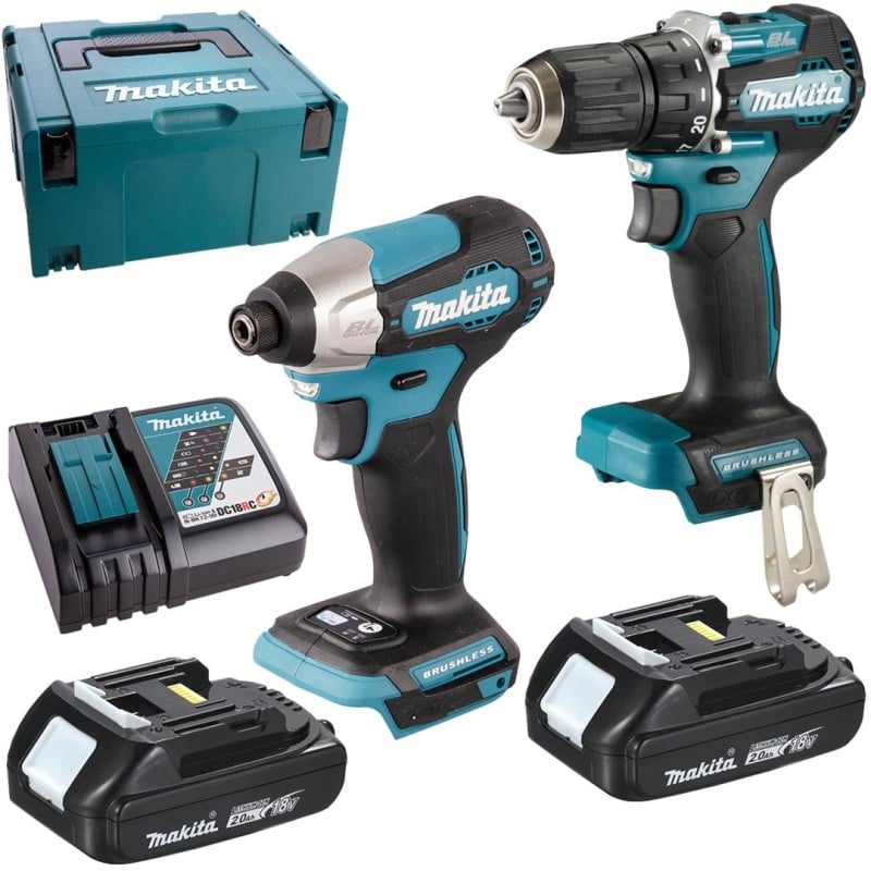 Zestaw COMBO DDF487 DTD157 2x2Ah Makita DLX2423AJ