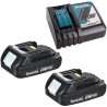 Zestaw COMBO DDF487 DTD157 2x2Ah Makita DLX2423AJ