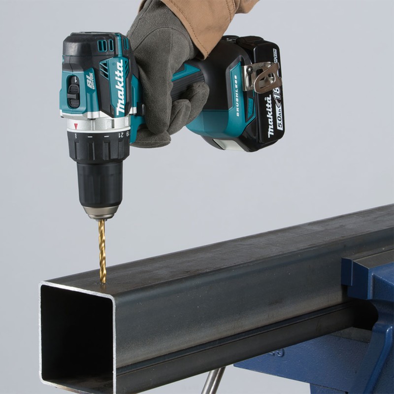 Zestaw COMBO Makita DLX2191TJ 18V LXT BL DDF484+ DHR243 2x5Ah ładowarka walizka