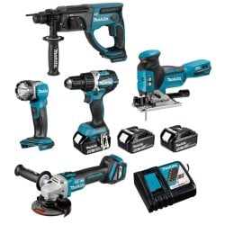 Zestaw 5szt elektronarz 18V 3x5Ah Makita DLX5044TJ