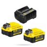 Zestaw SFMCD711 SFMCF800 SFMCS500 SFMCG400 2x4Ah