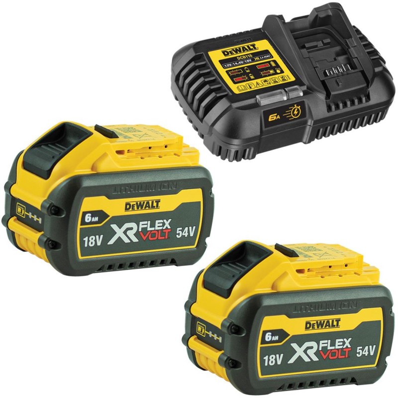COMBO 2 DCD999 + DCG418 2x6Ah DeWALT DCK2016T2T