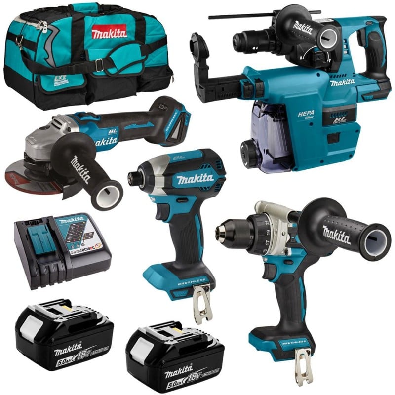 Zestaw COMBO 4 elektronarzędzi Makita DLX4155TX1
