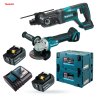 COMBO DLX2153TJ1 DGA504 + DHR241 2x5Ah MAKITA