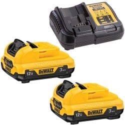 Zestaw DCD703 DCH072 12V 2x3Ah DeWALT DCK2101L2T