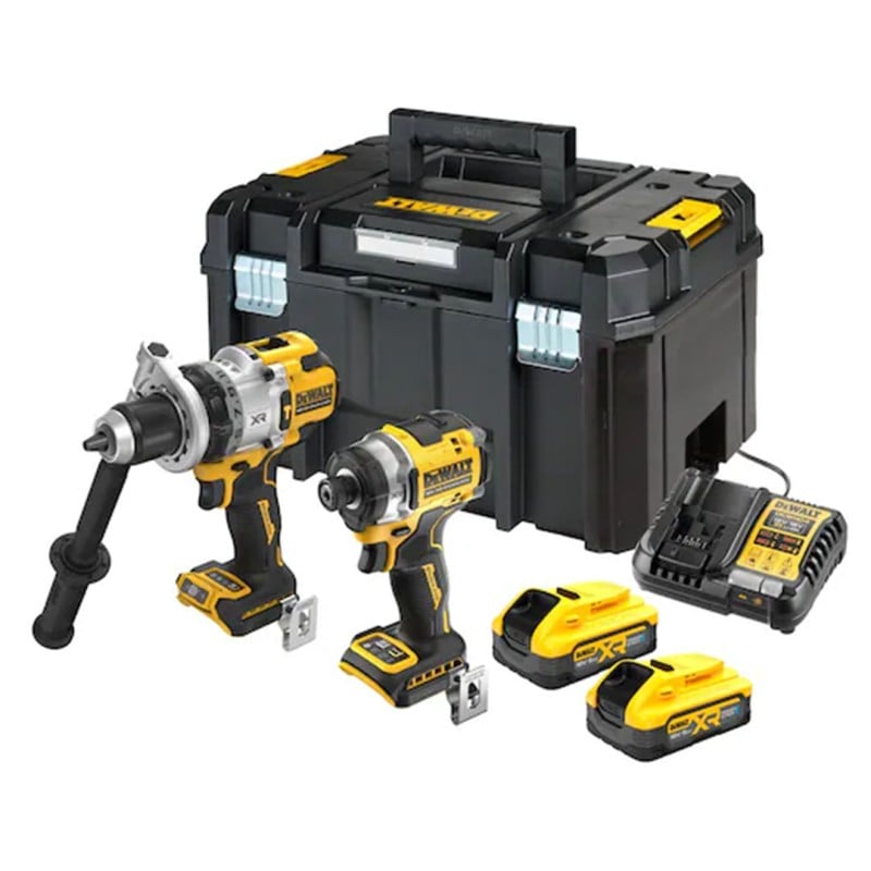 Zestaw COMBO DeWALT DCK2200H2T-QW wkrętarka DCD1007 i zakrętarka DCF860 2x5Ah PowerStack