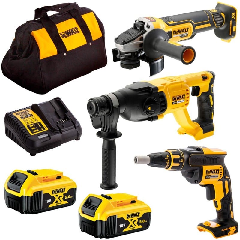 Zestaw DCG405 DCH133 DCF620 2x5Ah DeWALT DCK304P2