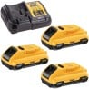 Zestaw 4 elektronarzędzi 3x3Ah DeWALT DCK440L3T