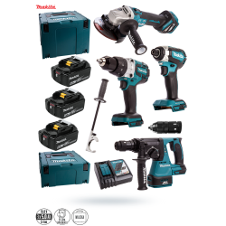 Zestaw COMBO 4 elektronarzędzi MAKITA DLX4104TJ1