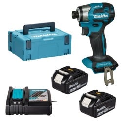 Zakrętarka udarowa Makita DTD173RTJ 18V LXT 180Nm 1/4’’ BL XPT 2x5Ah 4biegi walizka