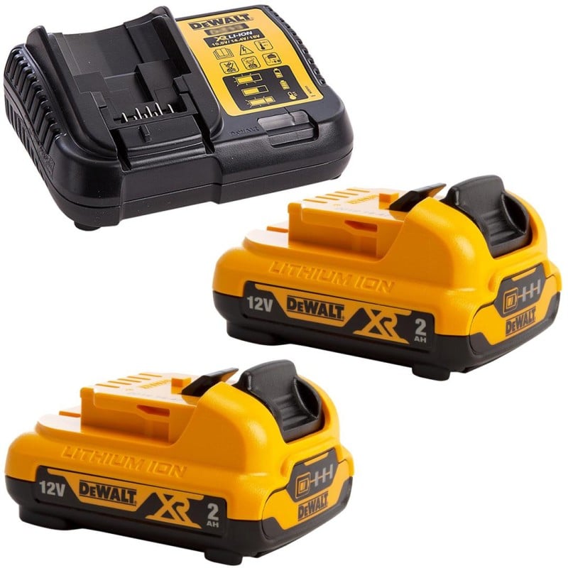 Zakrętarka DeWALT DCF815D2 udar 10,8V 2x2Ah 107Nm