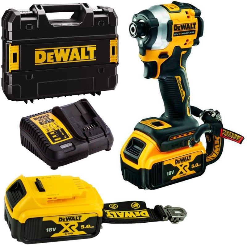 Zakrętarka 18V 1/4' 2x5Ah 206Nm DeWALT DCF850P2LRT