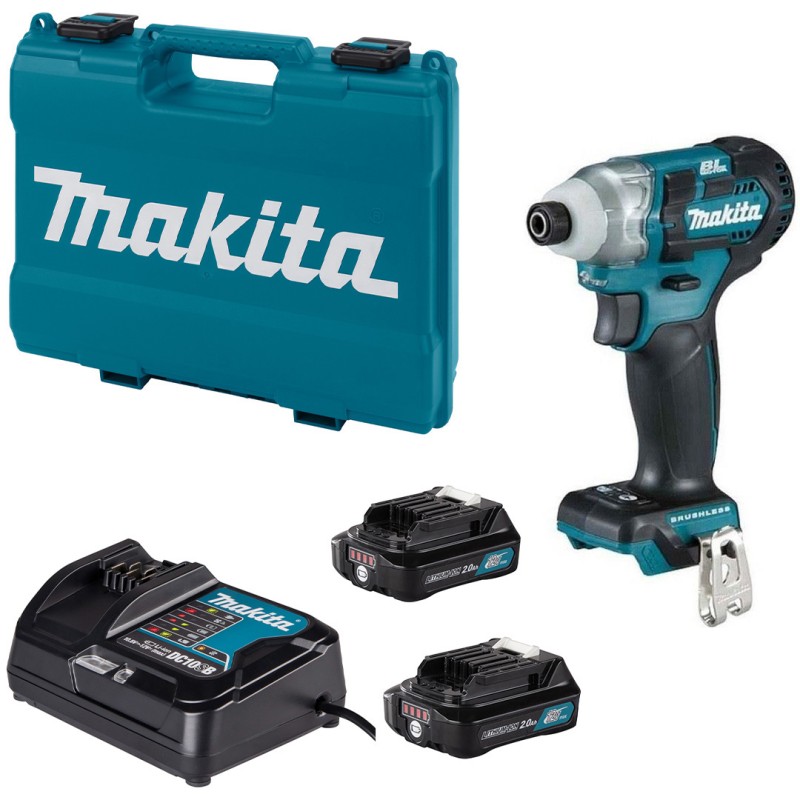 Akumulatorowa zakrętarka udarowa Makita TD111DSAE 12V MAX CXT 2x2Ah BL XPT walizka