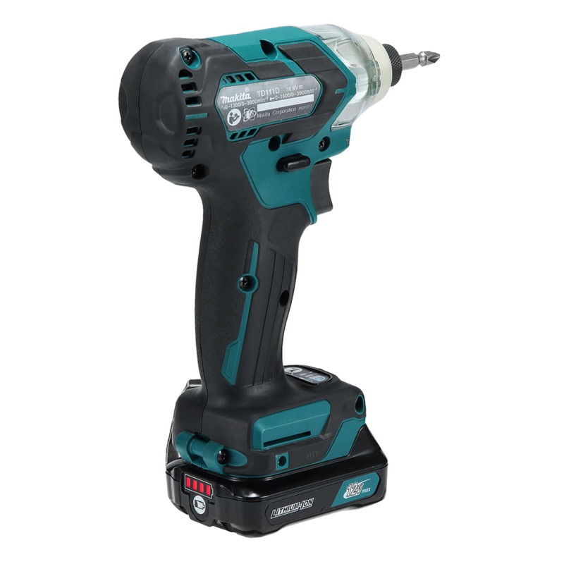 Akumulatorowa zakrętarka udarowa Makita TD111DSAE 12V MAX CXT 2x2Ah BL XPT walizka