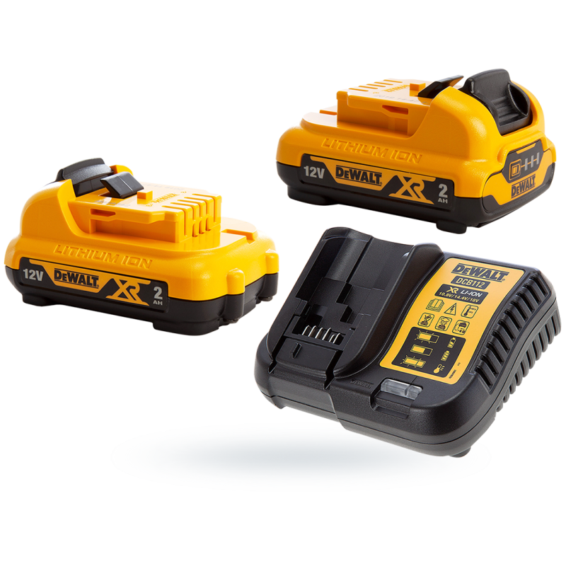 Zakrętarka DEWALT DCF801D2 udarowa 12V 163Nm 2x2Ah