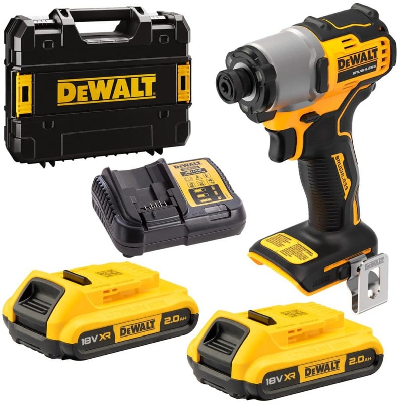 Zakrętarka 18V XR BL 192Nm HEX 1/4'' 2x2Ah DeWALT