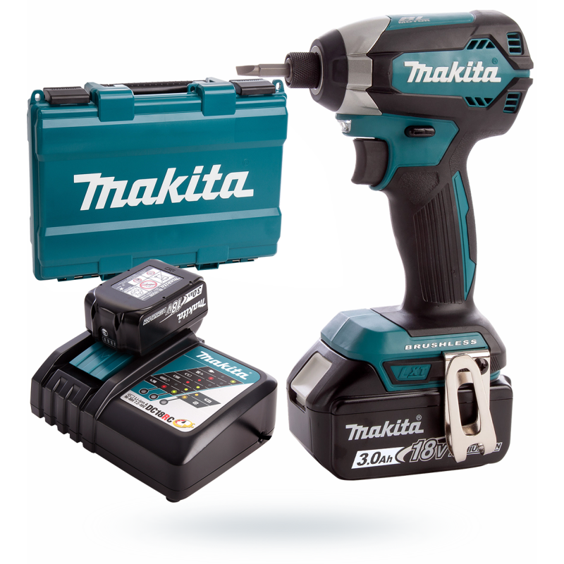 Zakrętarka udarowa akumu. 18V 2x3Ah 170Nm MAKITA