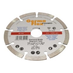 Tarcza diamentowa segmentowa Germa-Flex PIRAMID PIR16863 125x2x22,2mm sucho