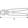 Nożyce do prętów TOPEX 01A117 210 mm