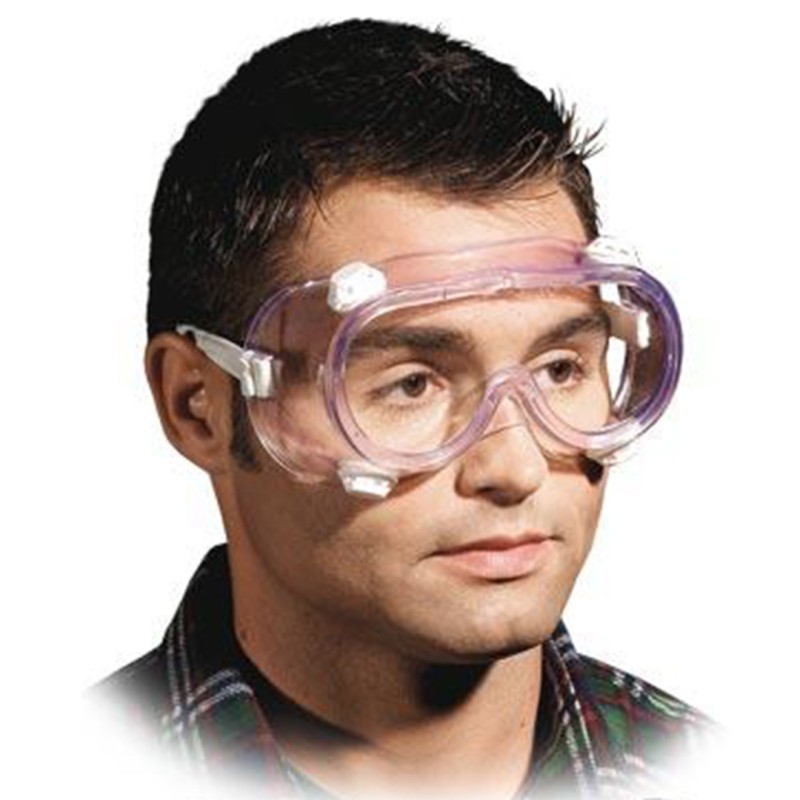 Przeciwodpryskowe okulary ochronne REIS GOG-AIR z gumką