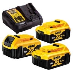 Zestaw DCG405 DCH273 DCF887 3x5Ah DeWalt DCK305P3T
