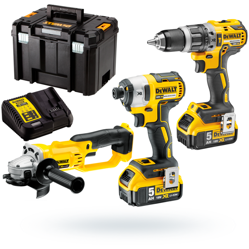 Zestaw COMBO DEWALT DCK383P2T 3 elektronarzędzi