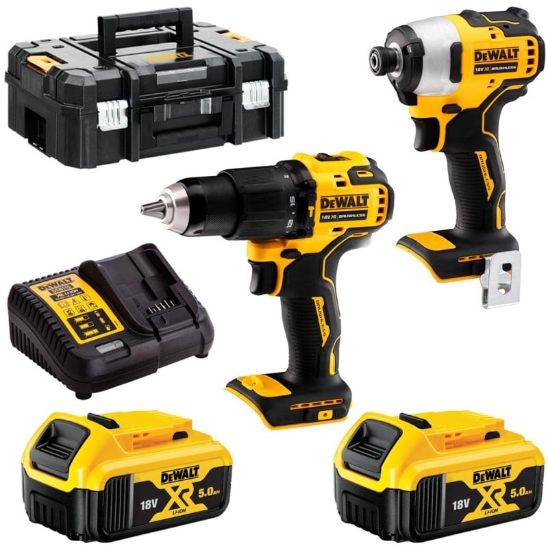 Wkrętarka DCD709+ DCF809 2x5Ah DEWALT DCK2062P2T