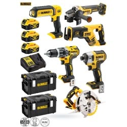 Zestaw COMBO 6 elektronarzędzi DeWalt DCK623P3