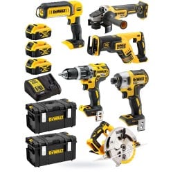 Zestaw COMBO 6 elektronarzędzi DeWalt DCK623P3