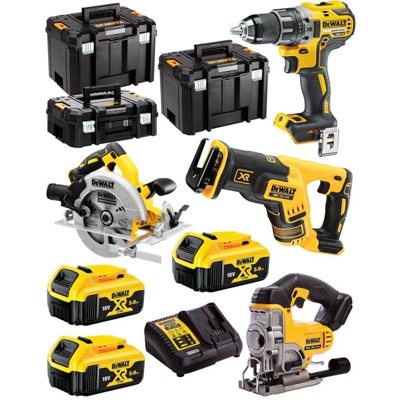 Zestaw COMBO 4 narzędzi akumulat DeWalt DCK421P3T