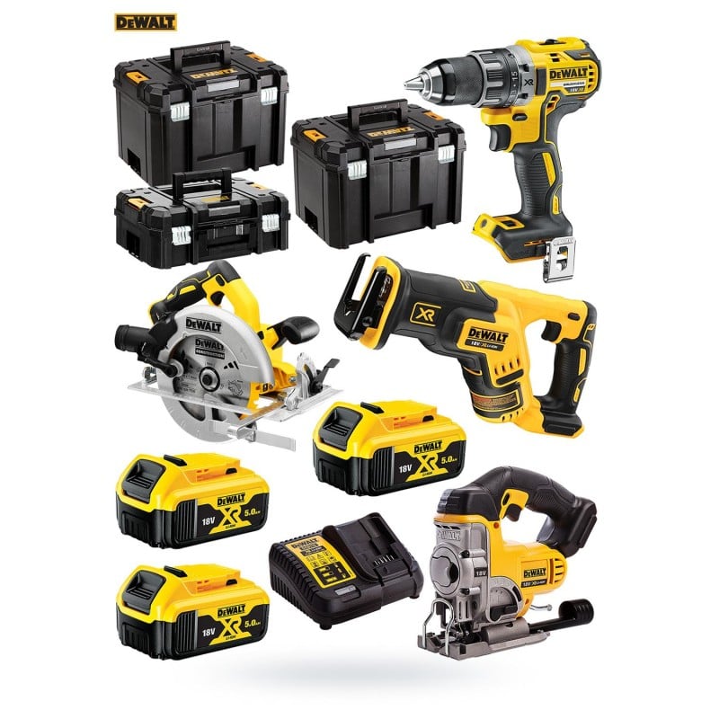 Zestaw COMBO 4 narzędzi akumulat DeWalt DCK421P3T