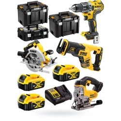 Zestaw COMBO 4 narzędzi akumulat DeWalt DCK421P3T