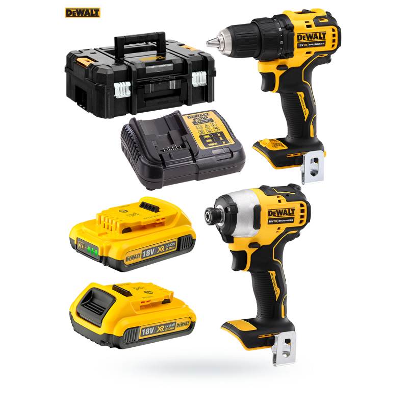 Zestaw DCD708 + DCF809 2x2Ah DeWALT DCK2061D2T