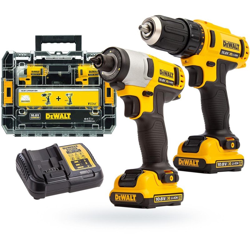 Zestaw DEWALT DCK211D2T wkrętarka 10,8V+zakrętarka