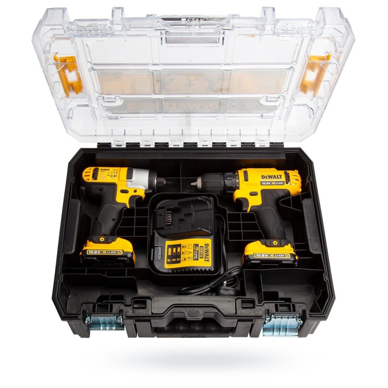 Zestaw DEWALT DCK211D2T wkrętarka 10,8V+zakrętarka