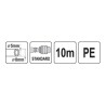 Wąż spiralny pneumatyczny VOREL 81491 5x8mm 10mb PE