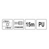 Wąż spiralny pneumatyczny VOREL 81502 5x8mm 15mb PU