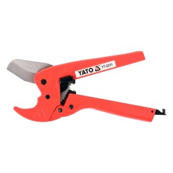 Obcinak do rur PVC, PP, PE YATO YT-2231 42mm zapadkowy stal 8Cr13