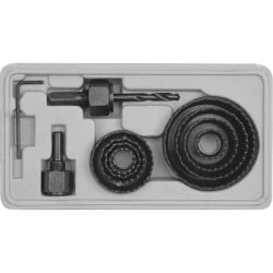 Zestaw otwornic do drewna VOREL 22570 19-64 mm, 11 części