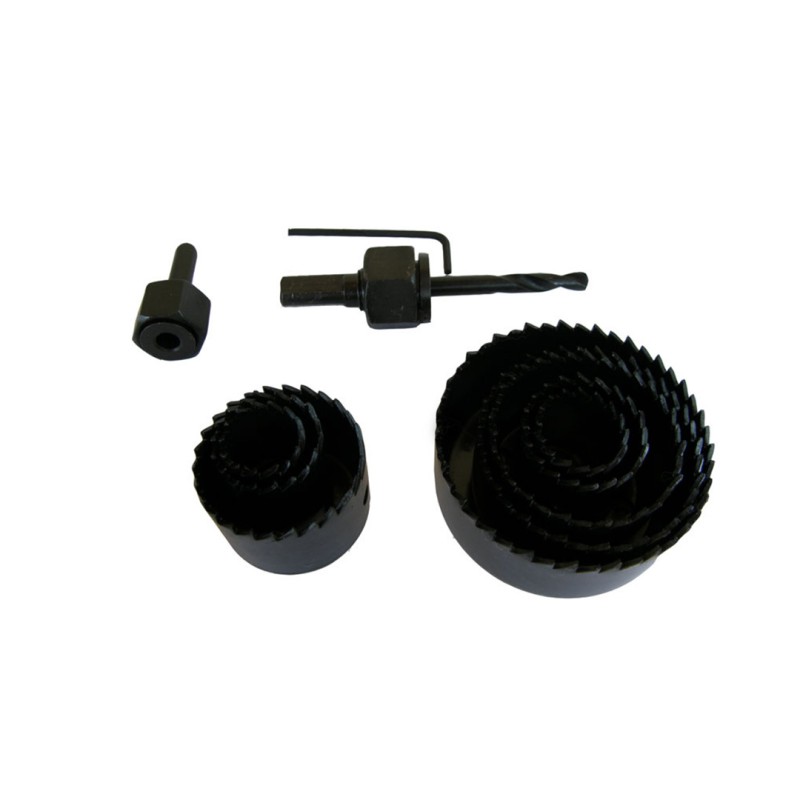 Zestaw otwornic do drewna VOREL 22570 19-64 mm, 11 części