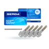 Wkładka z gałką 35/95 PROSYSTEM klasa 6.2 atest C GERDA w kolorze niklu