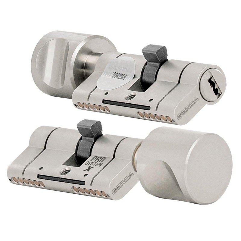 Wkładka z gałką G55/45 PRO system nikiel GERDA PSX