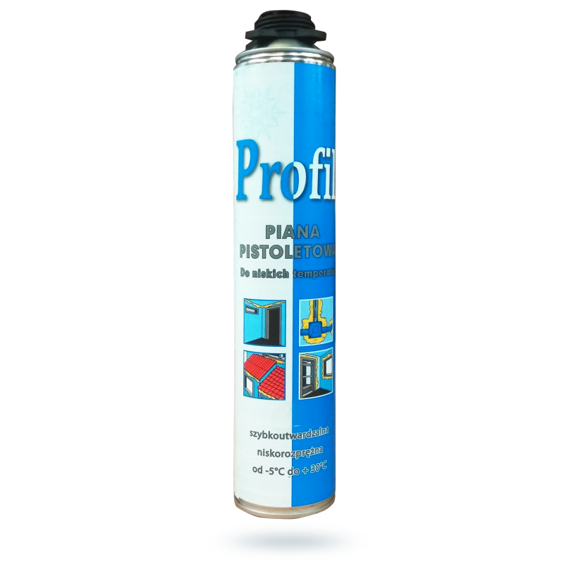 Zimowa piana montażowa pistoletowa niskorozprężna SOUDAL do -5° 750 ml