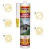 Bezbarwny uniwersalny silikon o utwardzaniu kwaśnym SOUDAL 280 ml