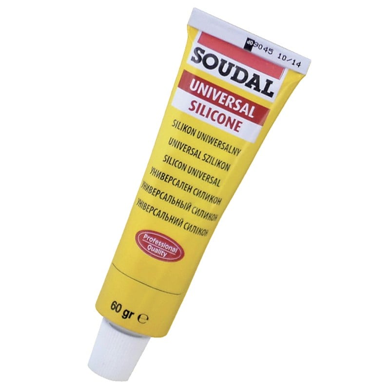 Silikon sanitarny SOUDAL biały 60g – elastyczny, odporny, uniwersalny